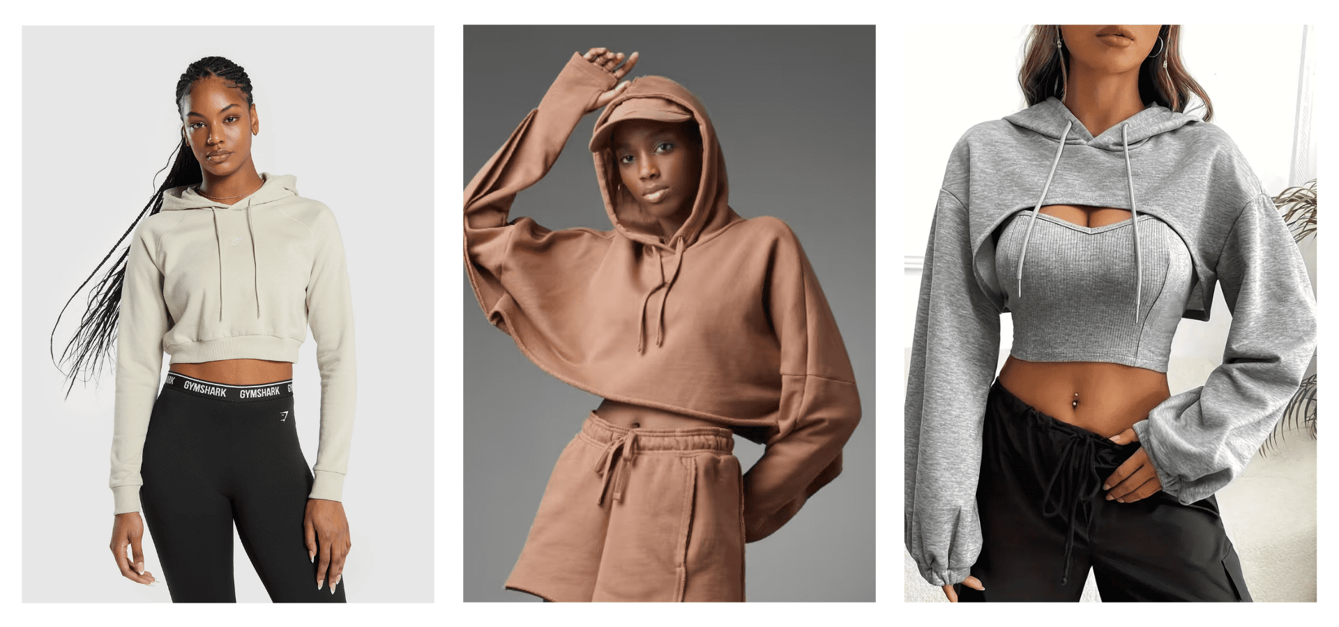 crop hoodie