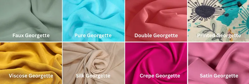 Georgette fabric guide image 2