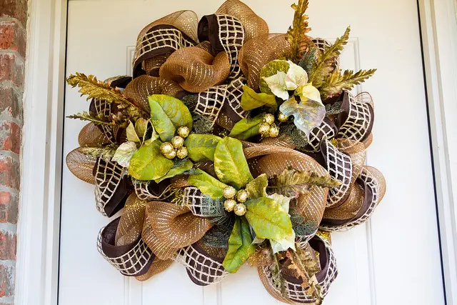 easy diy decor mesh wreaths fall 8