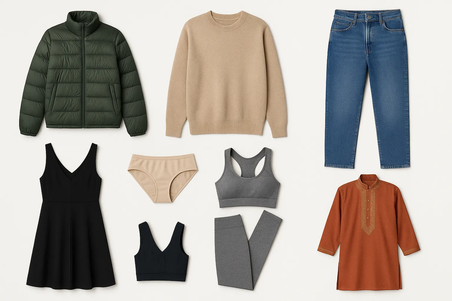 clothing categories guide