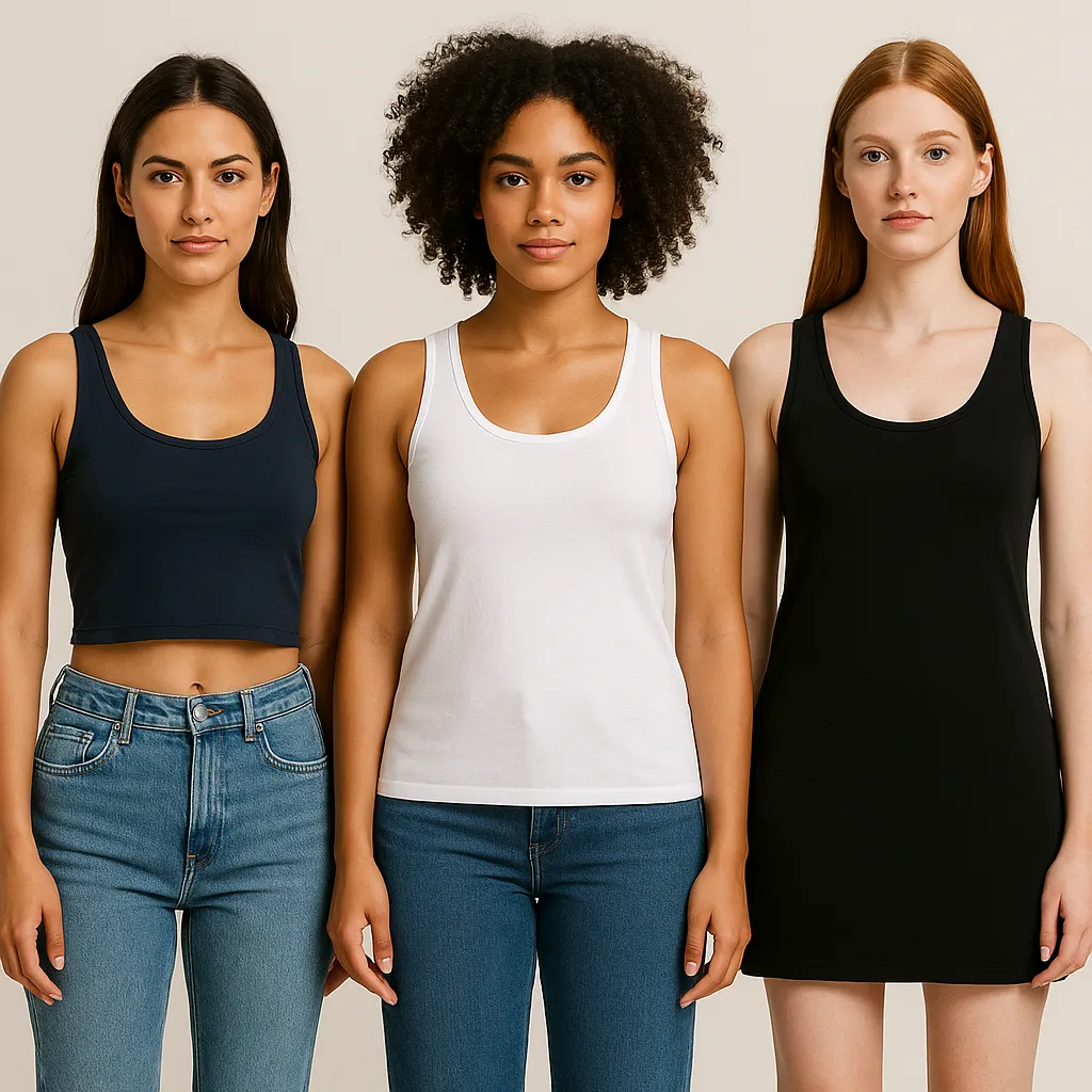 Tank top type and fabric guide 6