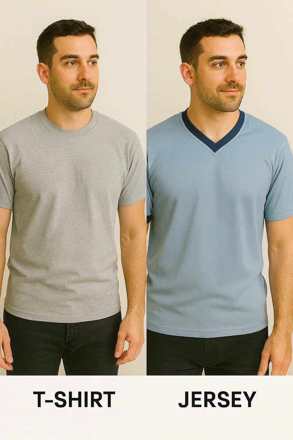 T-shirt and jersey fabric comparison 4