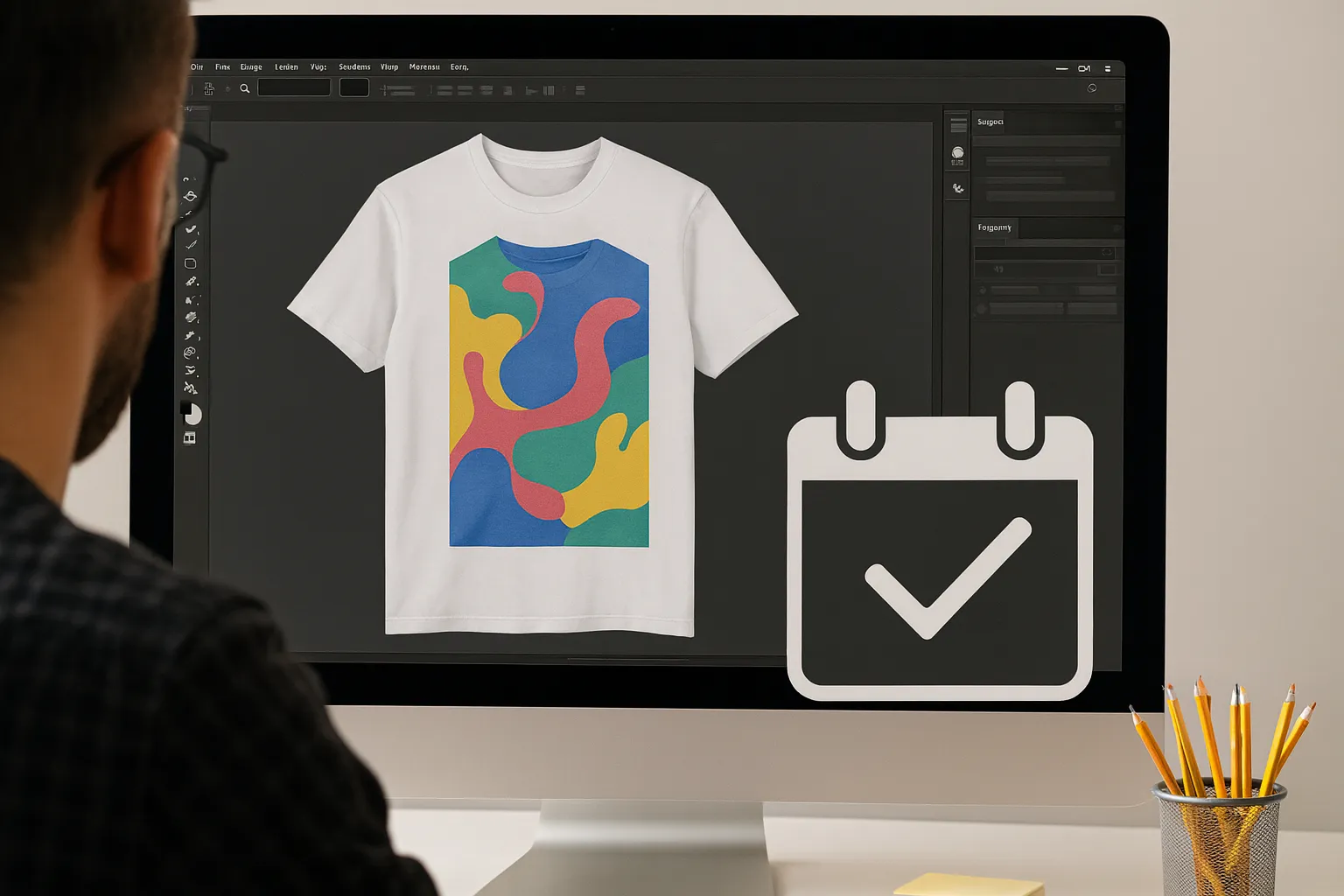 Print 100 T-shirts production timeline 2