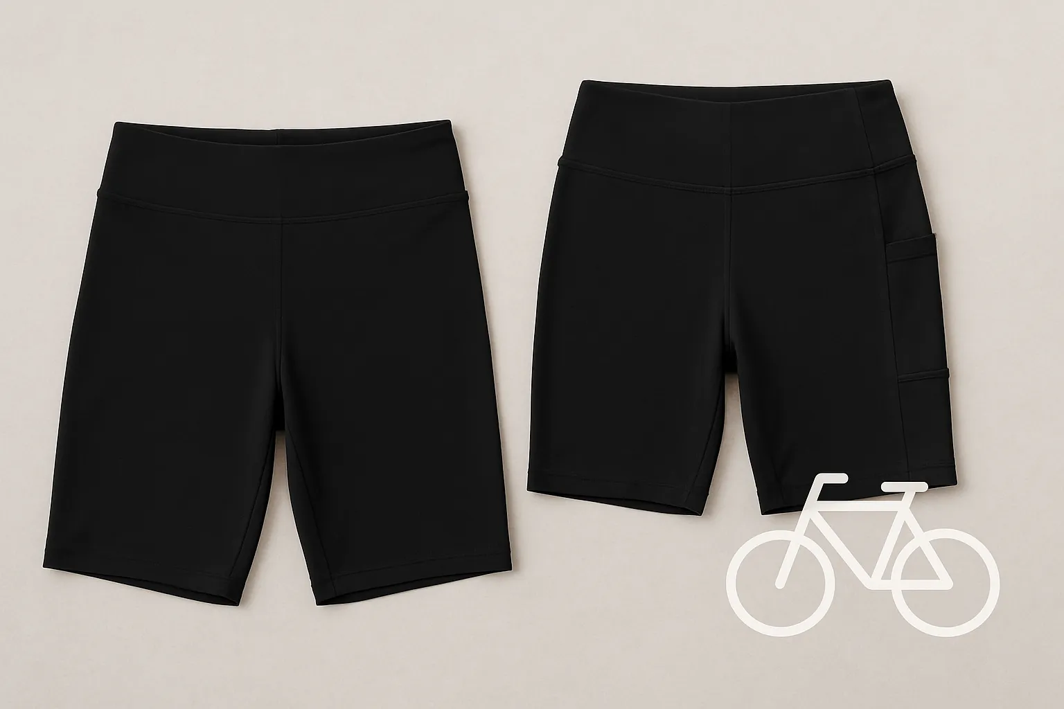 Biker shorts and cycling shorts comparison 1
