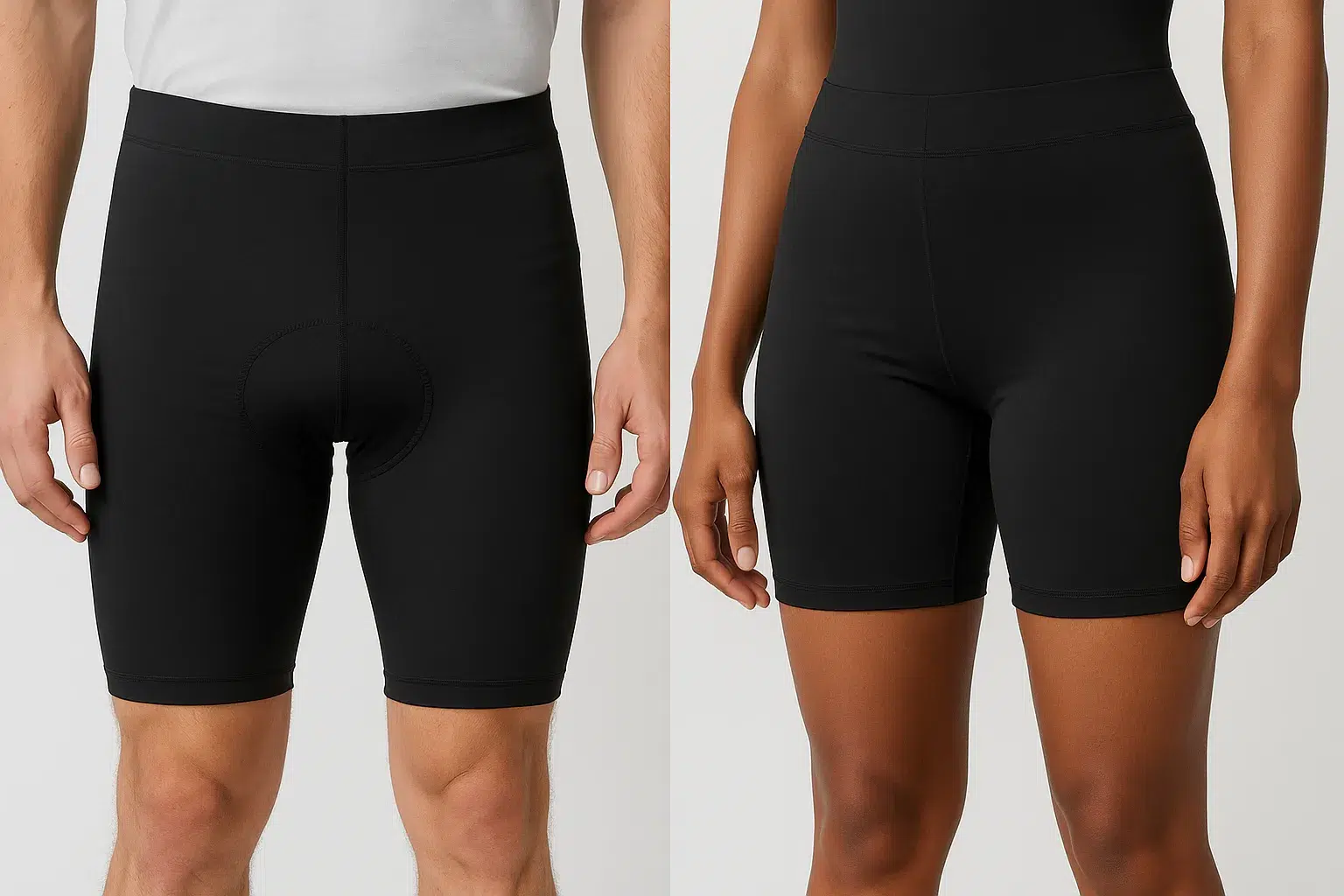 Biker shorts and cycling shorts comparison 3
