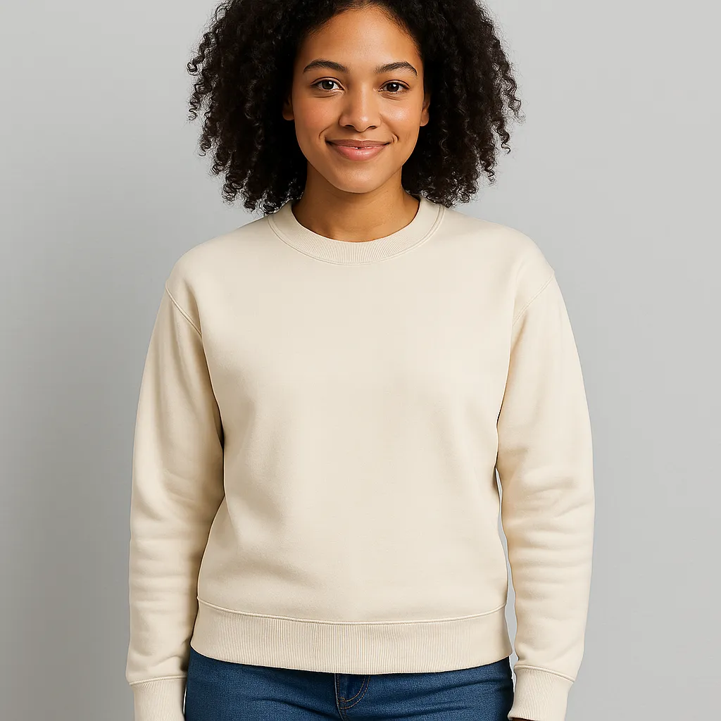 Women crewneck sweatshirt style guide 9