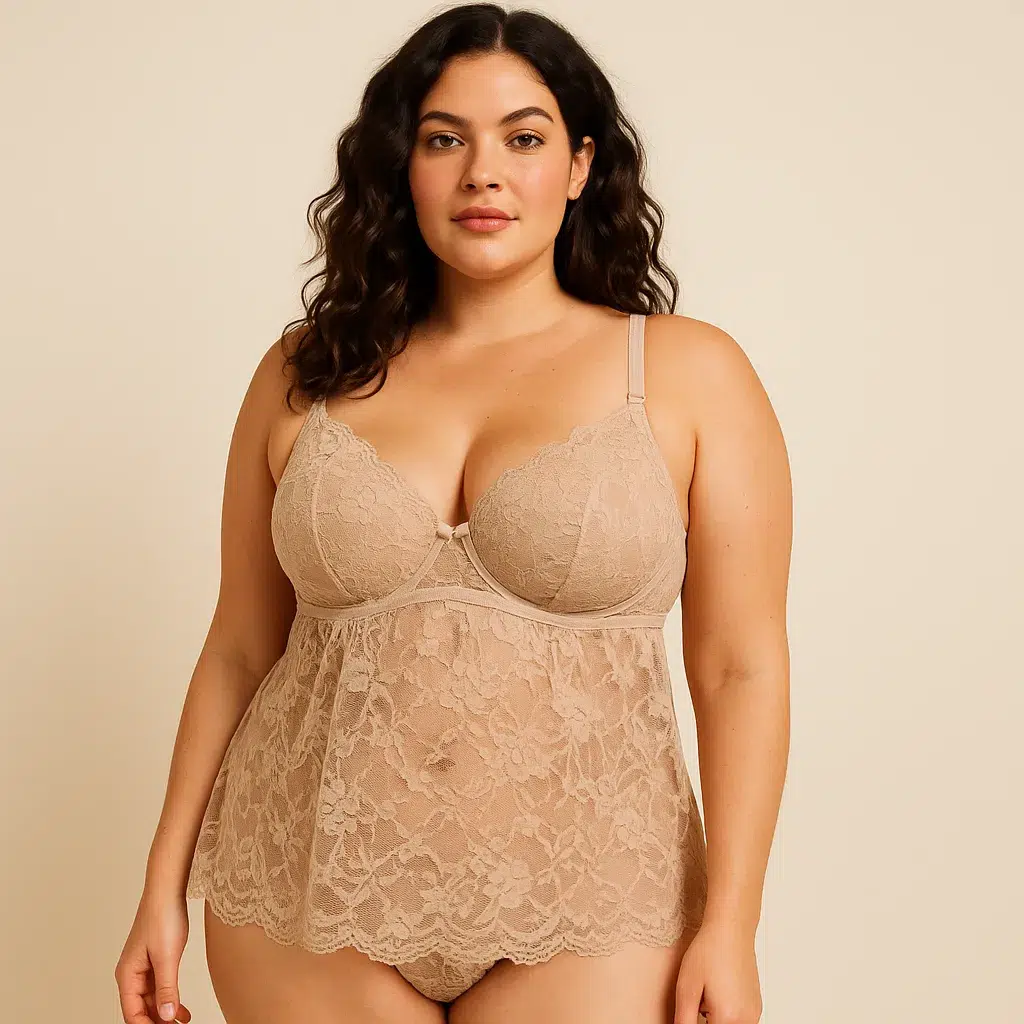 Plus size lingerie fit and sourcing example 3