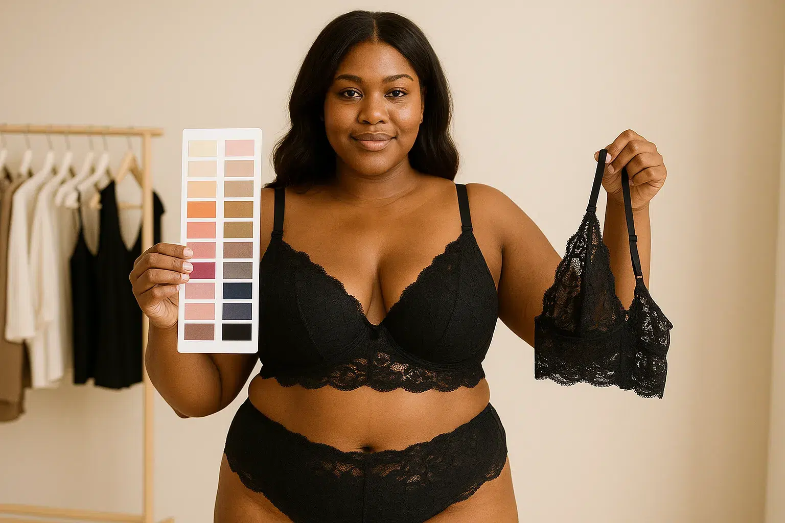 Plus size lingerie fit and sourcing example 5