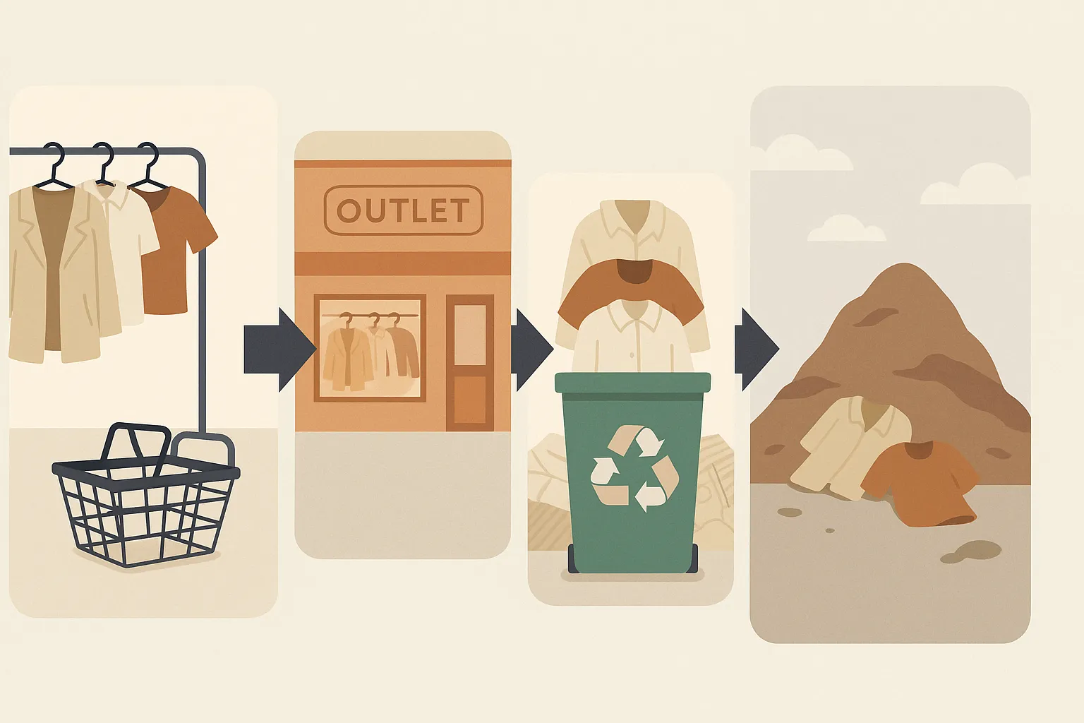 Thrift shop unsold clothes sustainability example 3