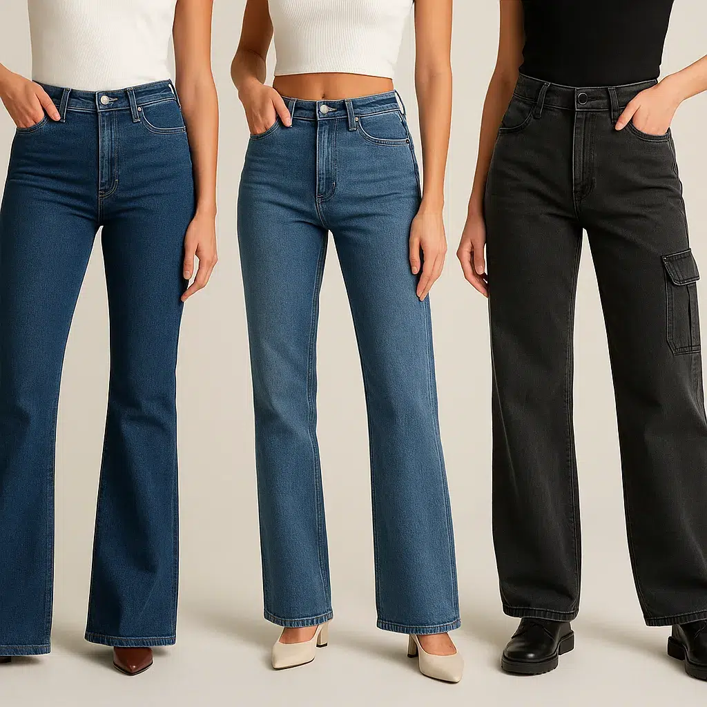 High waisted jeans styling example 1