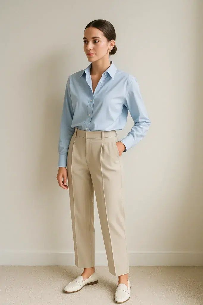 green outfit aesthetic and light blue