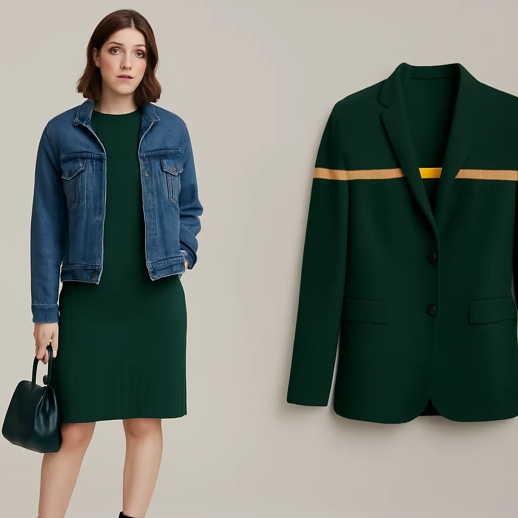 Green outfit color styling example 2