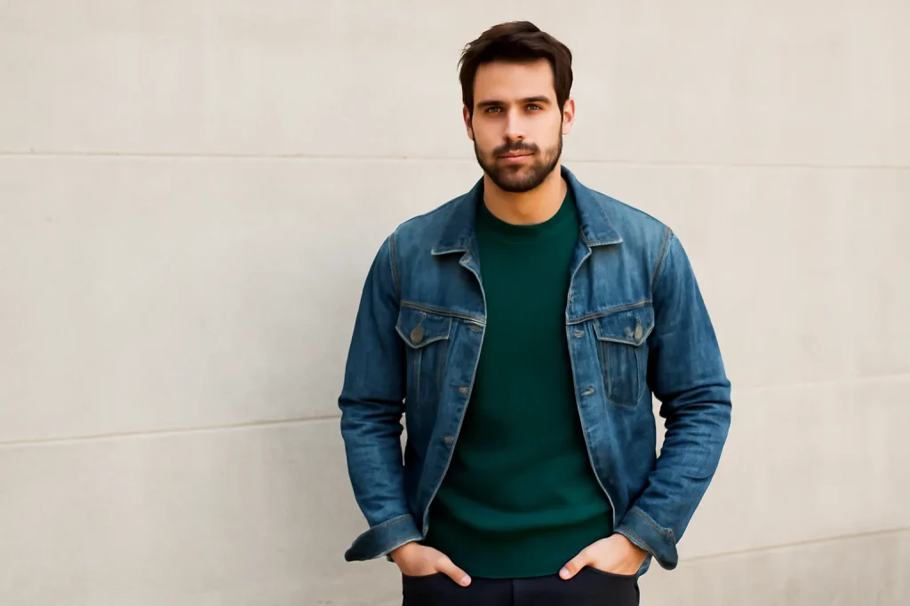 Green outfit color styling example 9