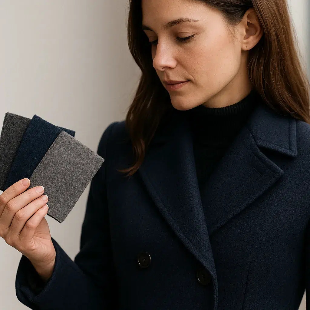 wool women's peacoat fabric board wool women's peacoat fabric board