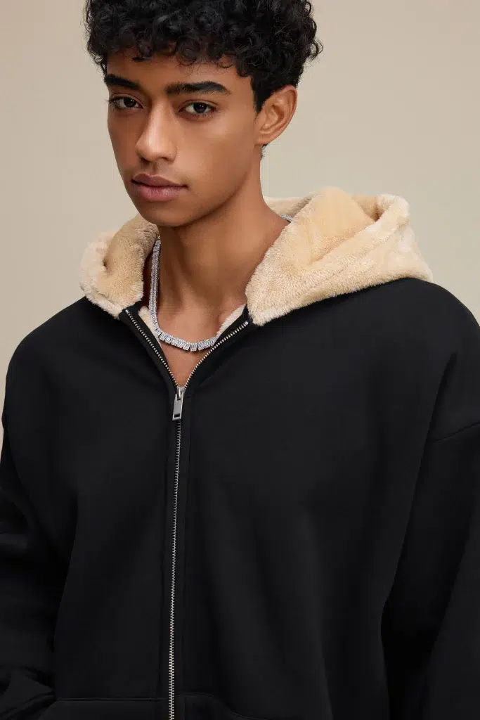 Sweat à Capuche Zippé Homme - Grandes Tailles, Polaire Douce - Veste Décontractée Confortable Pour Automne Hiver