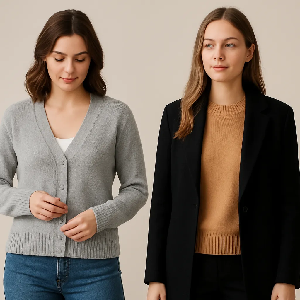 Cardigan vs Sweater Comparison