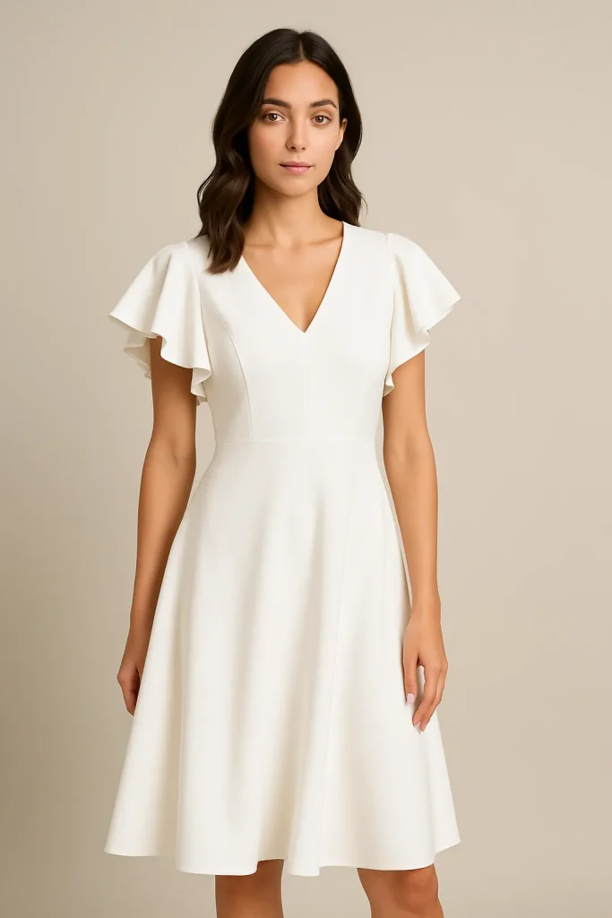 flutter sleeve dress inspiration