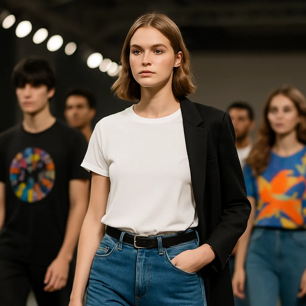 modern t-shirt styling and retail