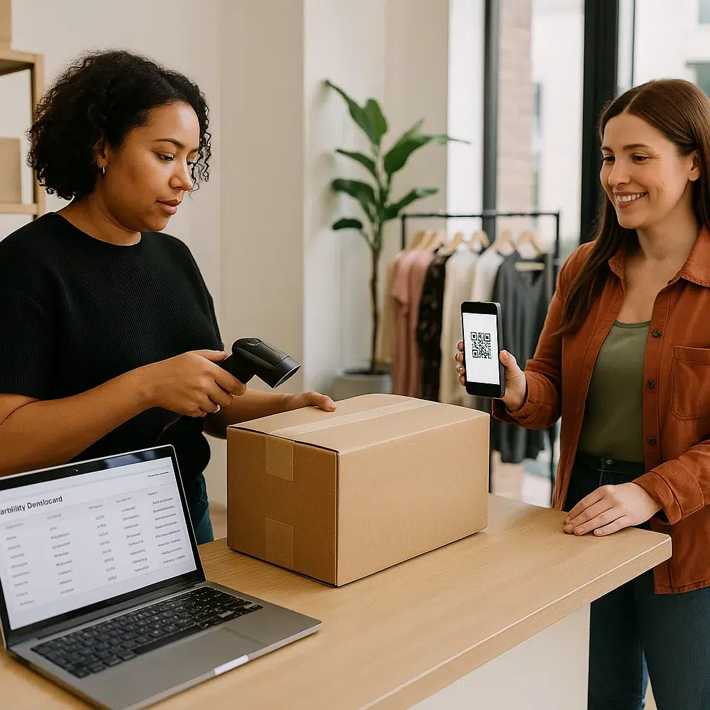 Click-and-collect workflow, 4:3 Click-and-collect workflow, 4:3