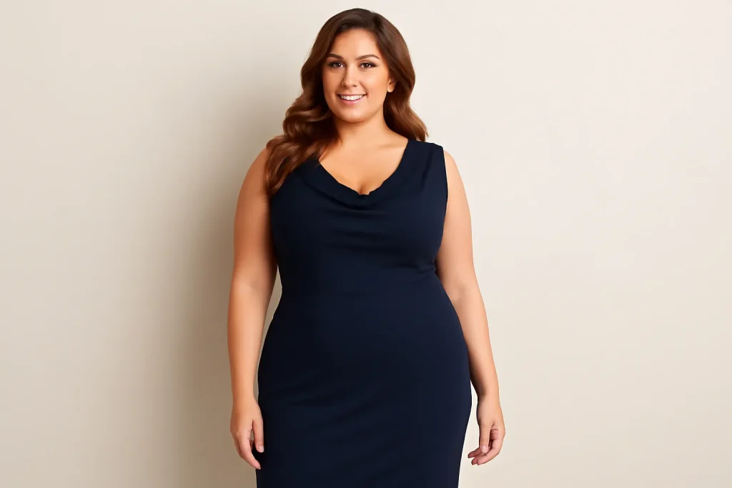 Flattering Neckline for Slimmer Look Flattering Neckline for Slimmer Look