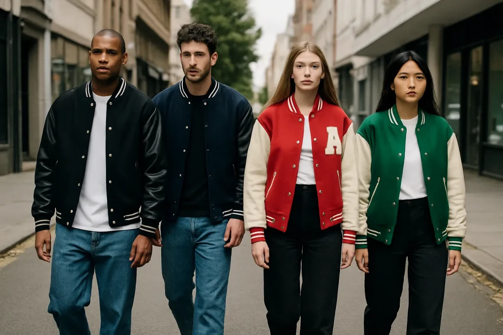 Varsity jacket size chart Varsity jacket size chart