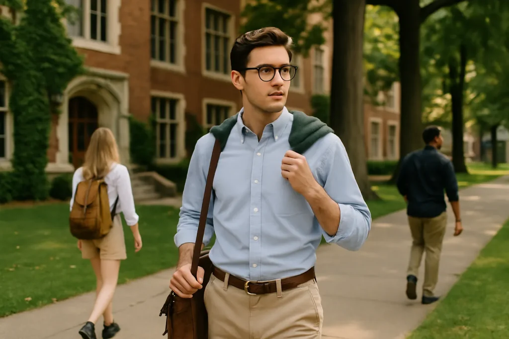 El estilo de la camisa Oxford a través de la historia de la moda masculina.