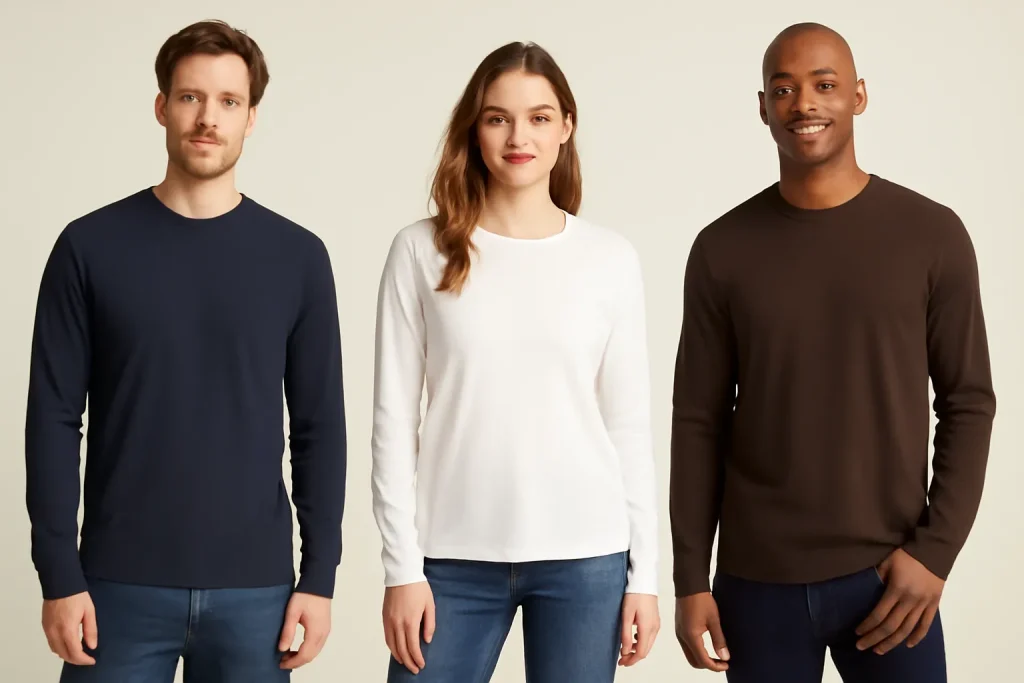 types of long sleeve t-shirts guide