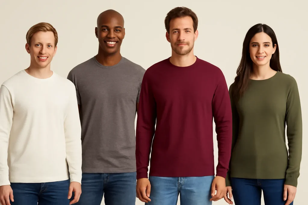 raglan long sleeve t-shirt