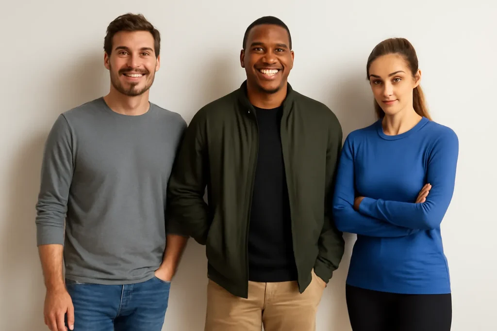 long sleeve t-shirt fabric and fit guide