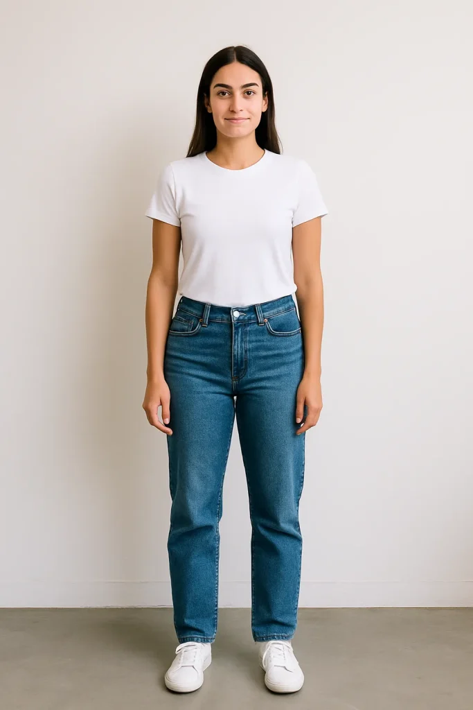 Mid-Rise Jeans