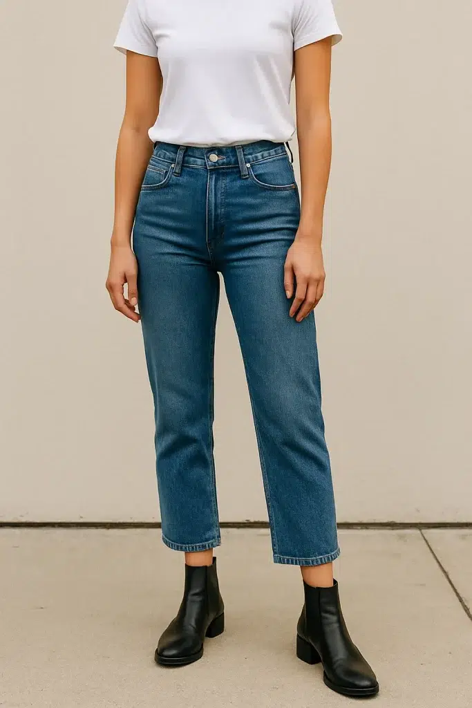 Cropped Jeans