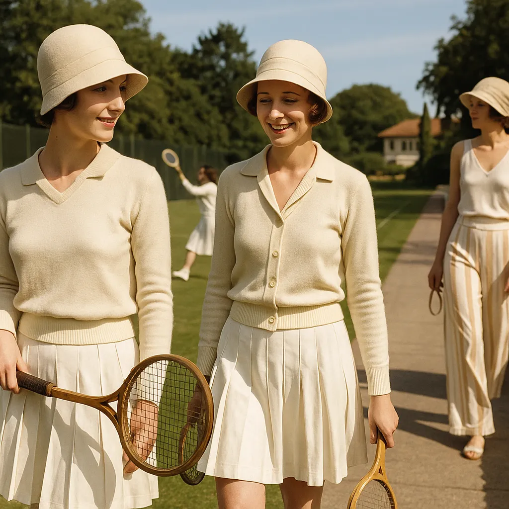 Ropa deportiva femenina de la década de 1920