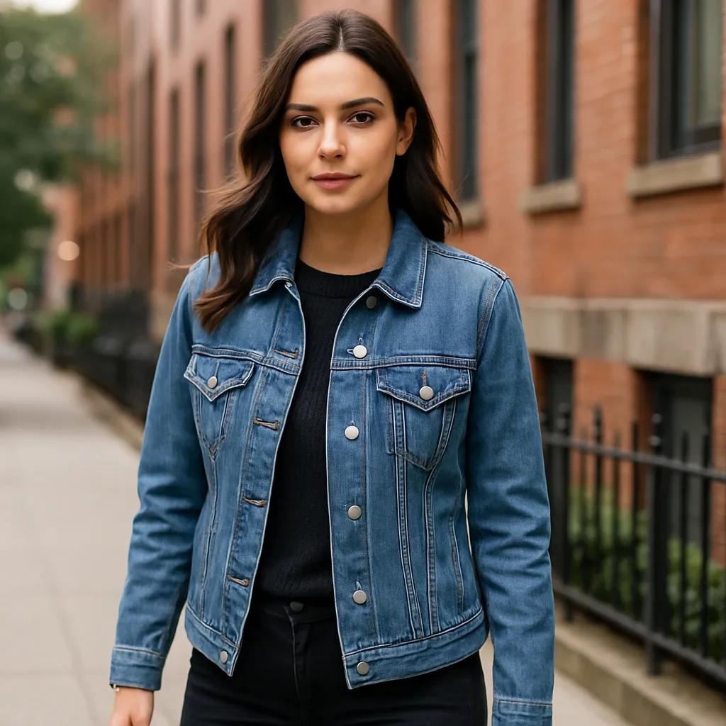 Denim jacket style