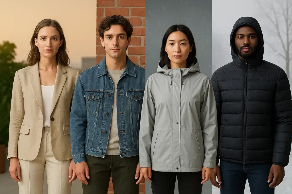 Types of jacket materials