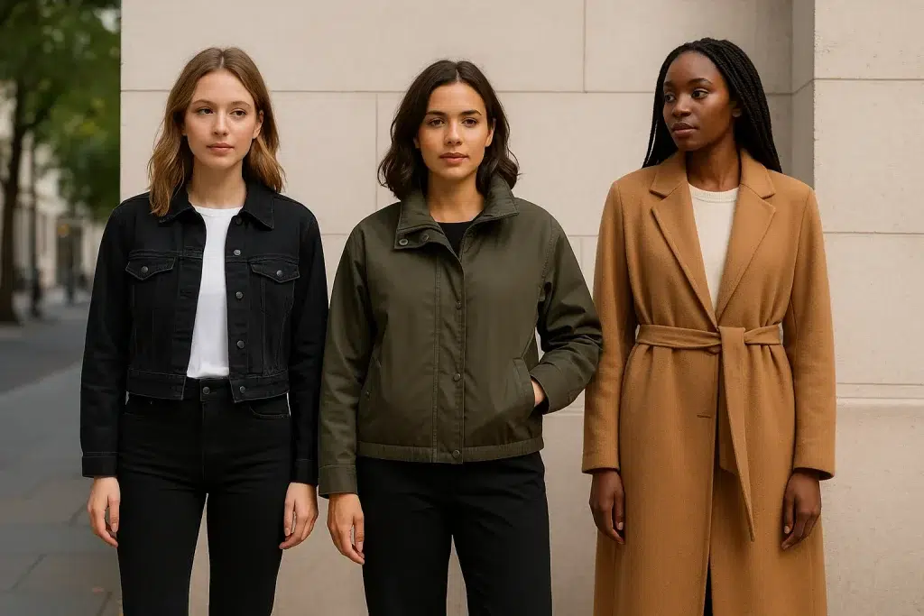 Jacket shapes and lengths