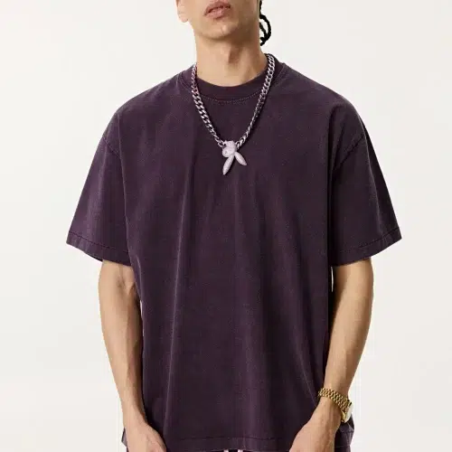 285 g Vintage Snow-Washed Oversized T-Shirt – Rewash & Snowflake Old Craft Tee