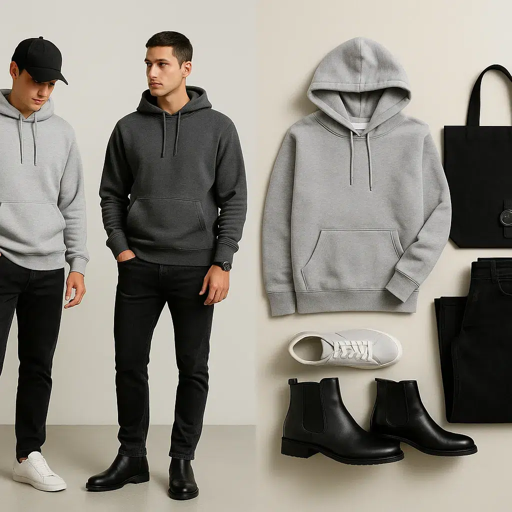 grey hoodie outfit mens grey hoodie outfit mens