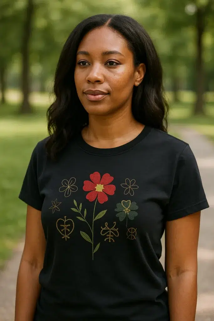 Freedom flowers tee