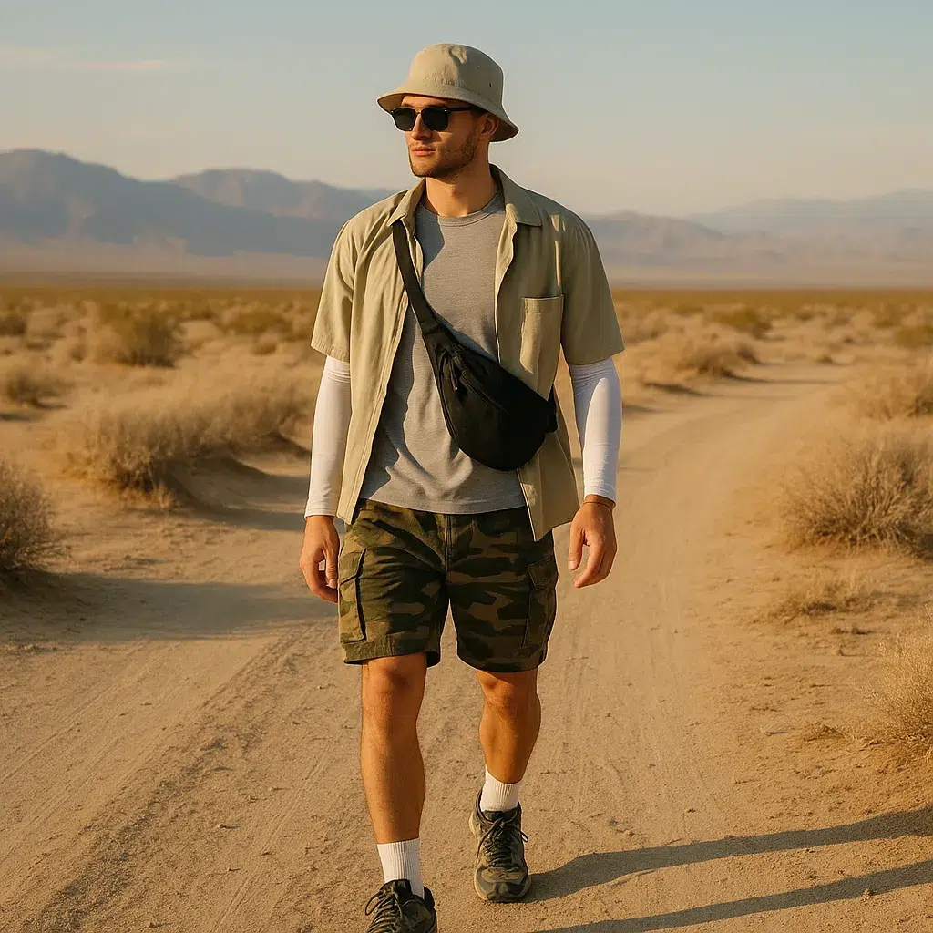 Pantalones cortos Desert Tech-Core con camuflaje Pantalones cortos Desert Tech-Core con camuflaje