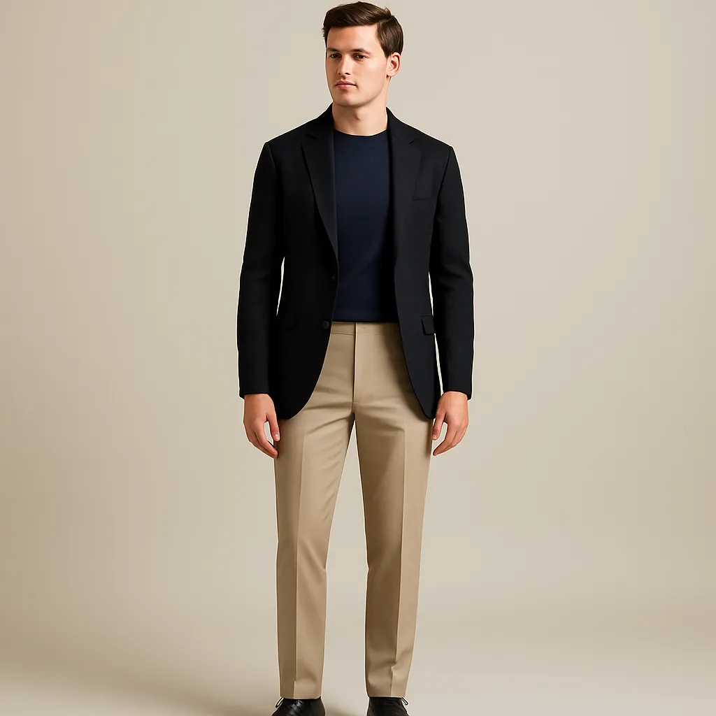 Flat-Front Trousers