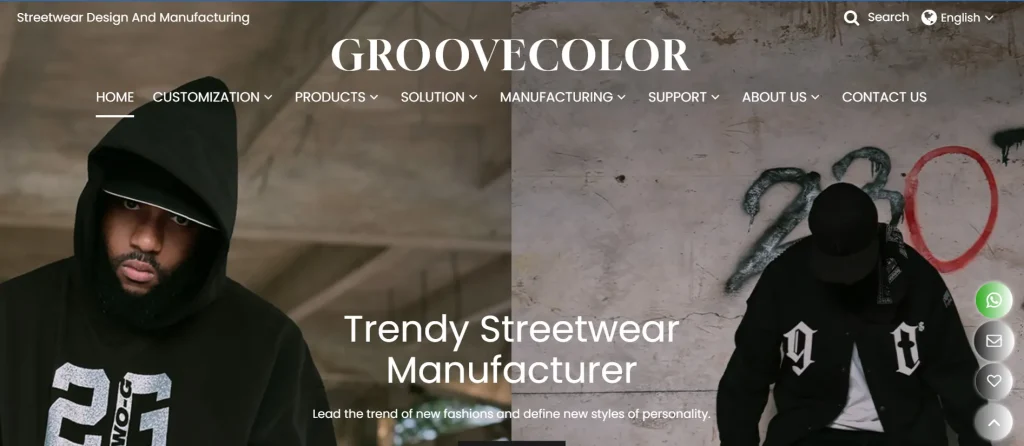 Fabricant de sweats à capuche Groovecolor Fabricant de sweats à capuche Groovecolor
