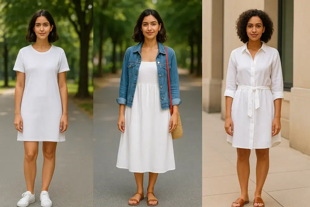 simple casual white dress simple casual white dress