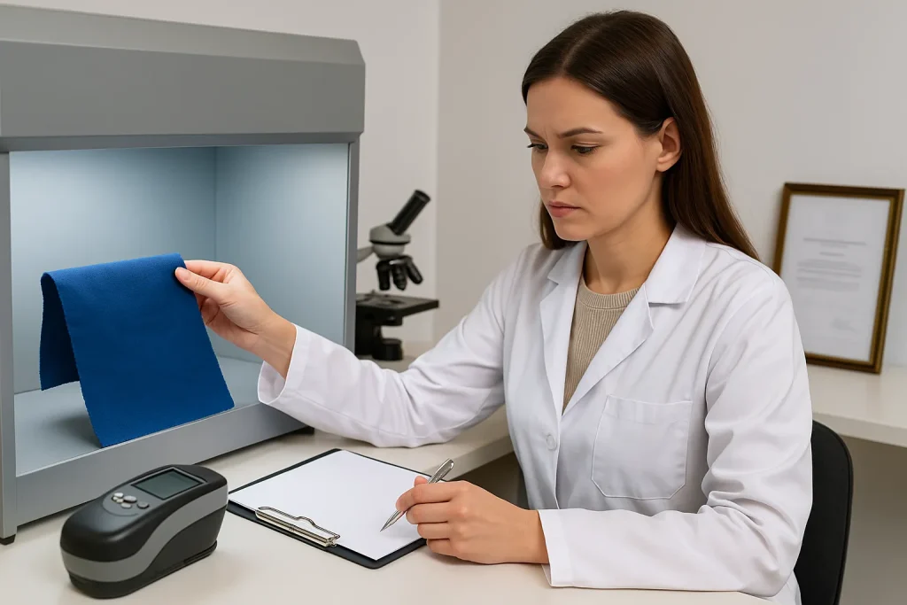 Tests et vérifications des tissus par un tiers Tests et vérifications des tissus par un tiers