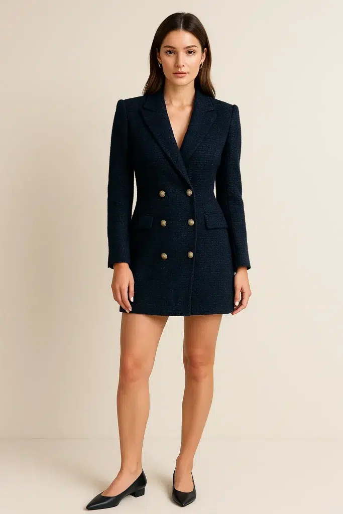 Tweed Blazer Mini