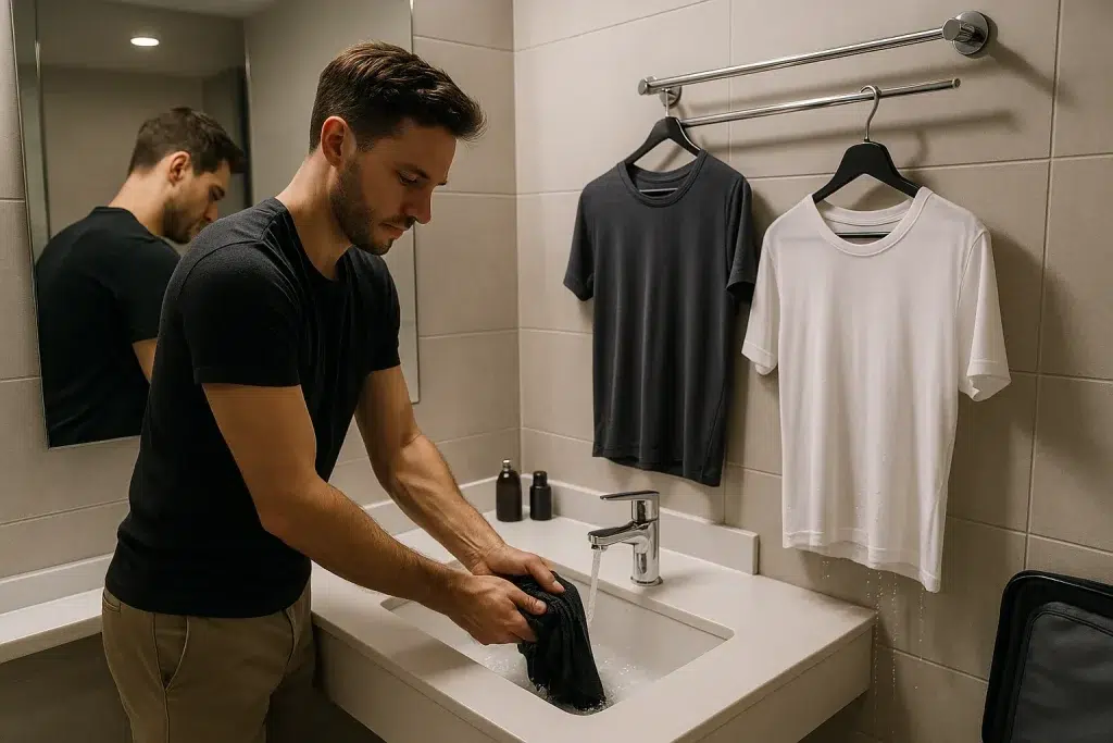 Quick Dry Travel Tee Sink Wash Test Quick Dry Travel Tee Sink Wash Test