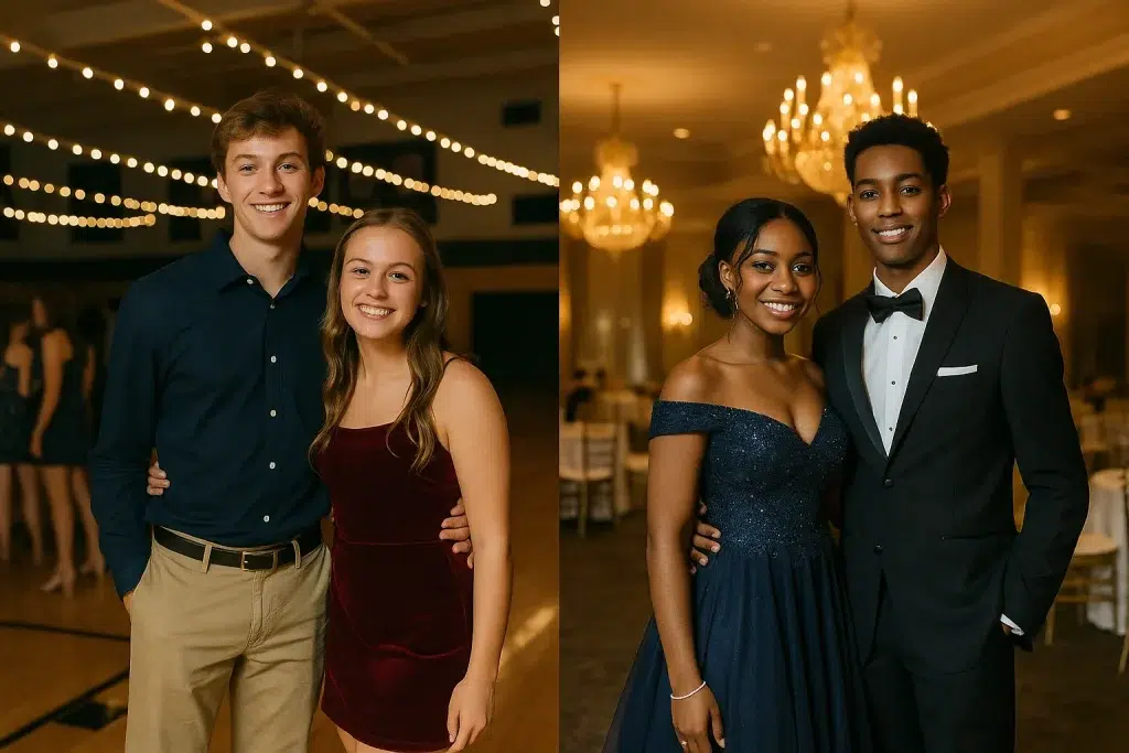 Wat is het verschil tussen homecoming en prom?