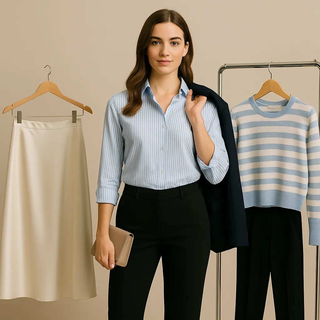 how to style a blouse, coastal preppy