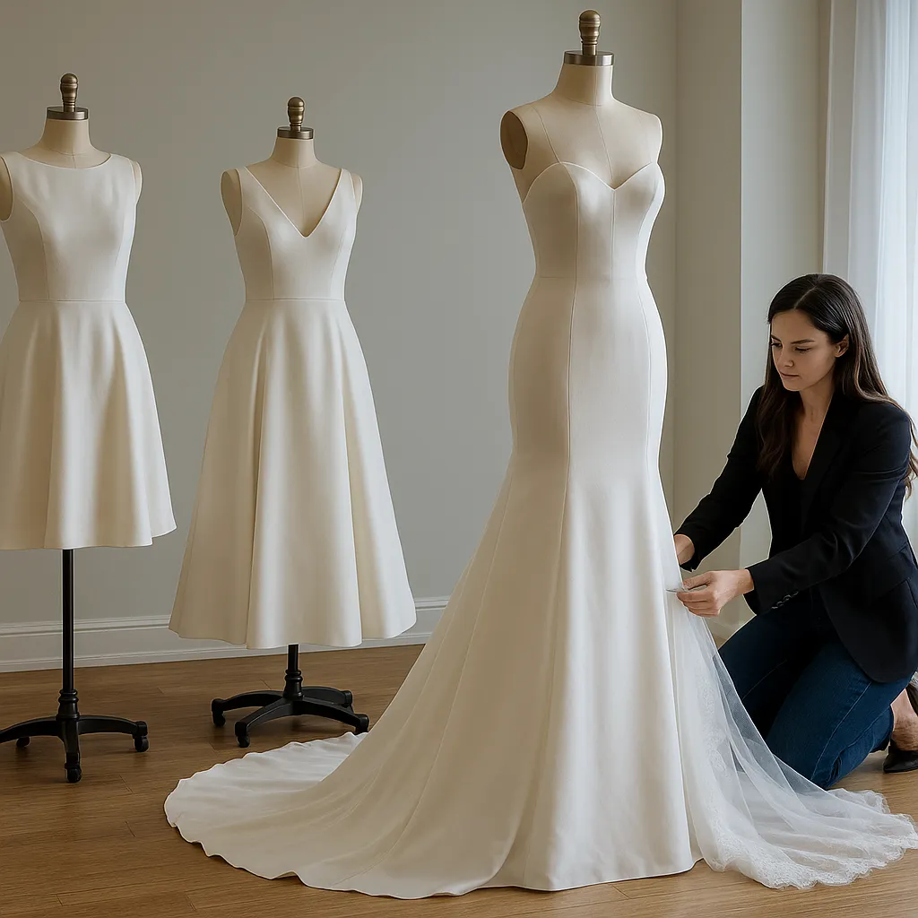 Wedding dress length guide Wedding dress length guide