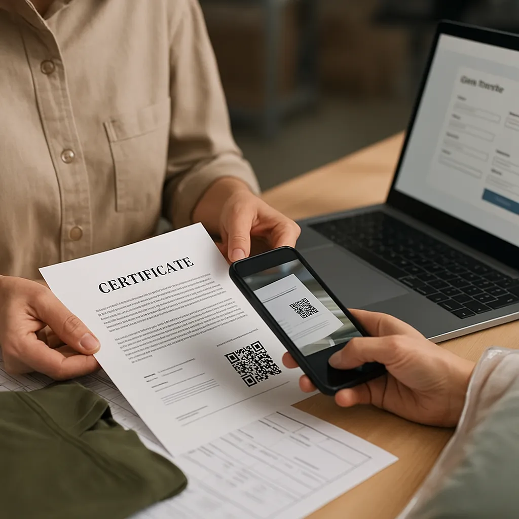 Verificación de certificados y pagos seguros