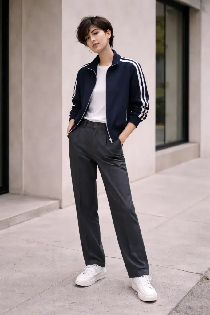 kalhoty Tomboy Athleisure na míru kalhoty Tomboy Athleisure na míru